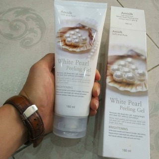 Tẩy da chết Amisilk White pearl Peeling Gel (Ngoc trai)