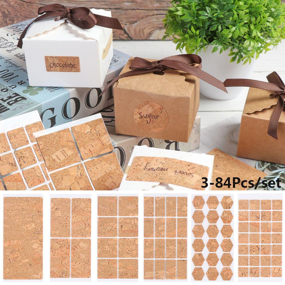 1 Bộ Nhãn Dán Ghi Tên Bằng Gỗ Cho Nhà Bếp|Nhãn Phân Loại Chống Thấm Nước Tiện Dụng