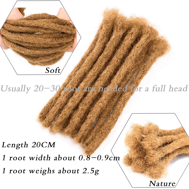 Set 10 Dây Tết Tóc Giả Mềm Mại