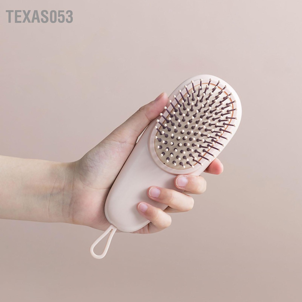 Texas053 Detangling Brush Chuyên nghiệp Nam nữ Massage Da đầu Bàn chải tạo kiểu tóc Công cụ cho khô ướt