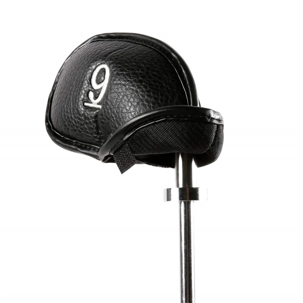 12pcs Soft PU Leather Golf Club Iron Headcover Head Cover Protector Putter Set For Outside Playing