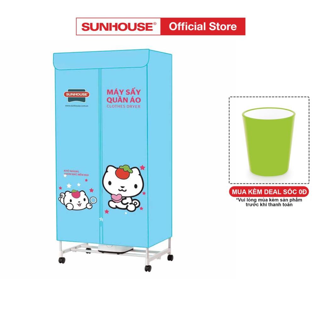 [FreeShip] Máy sấy quần áo SUNHOUSE SHD2702