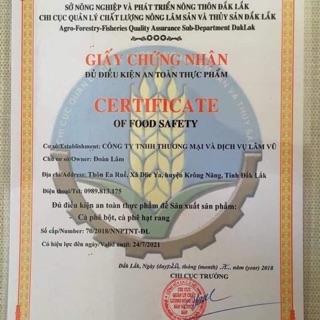 Sỉ 5 kg cà phê nguyên chất