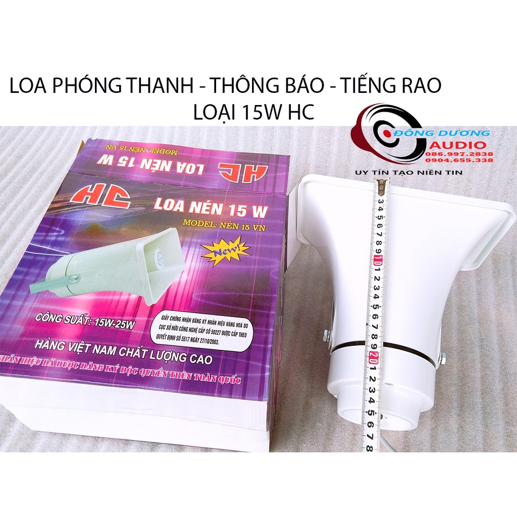 LOA PHÓNG THANH 15W HC - LOA NÉN 15W