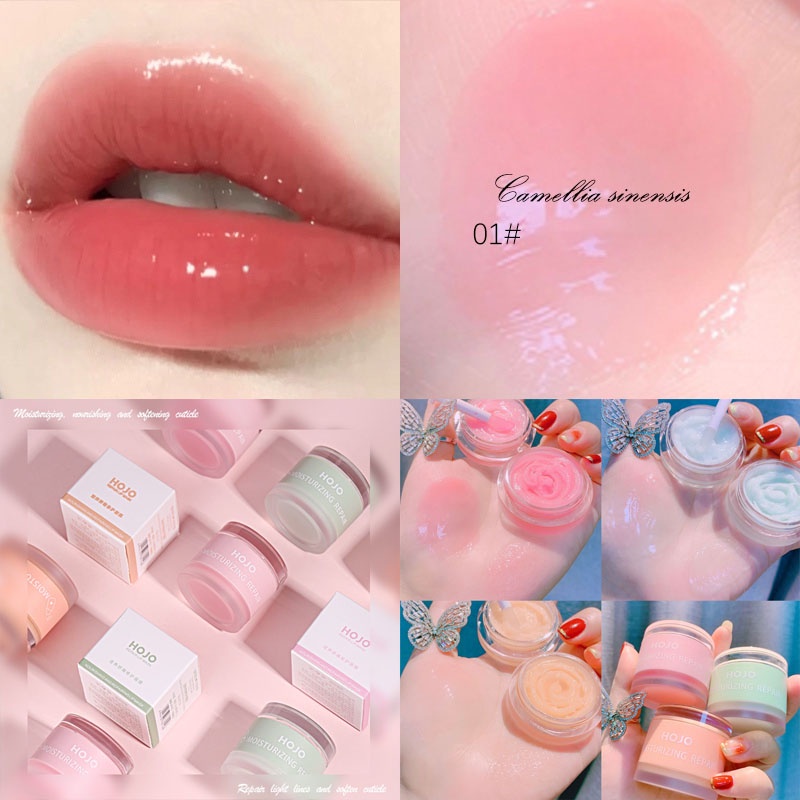 Mặt nạ môi dưỡng ẩm tẩy tế bào chết làm sáng da HOJO