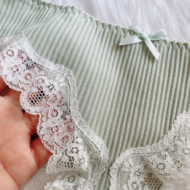 QUẦN LÓT TÂM TRE PHỐI REN CAO CẤP- QUẦN LÓT CO GIẢN