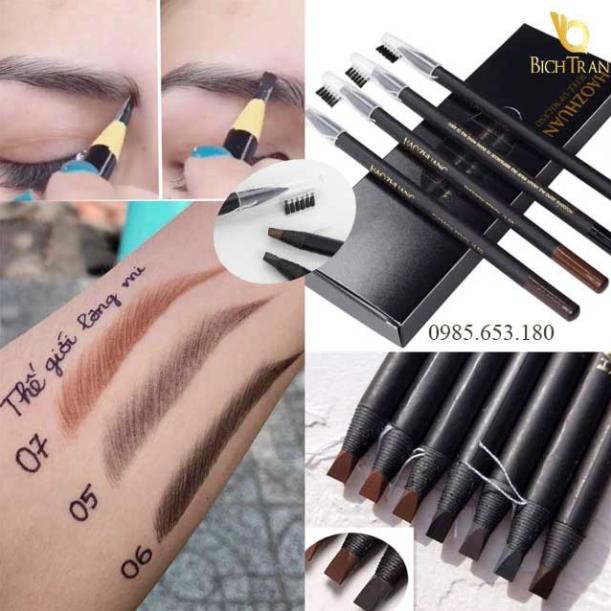 Chì xé kẻ mày Haozhuang cứng phẩy sợi Eyebrow dùng trong phun xăm và trang điểm.