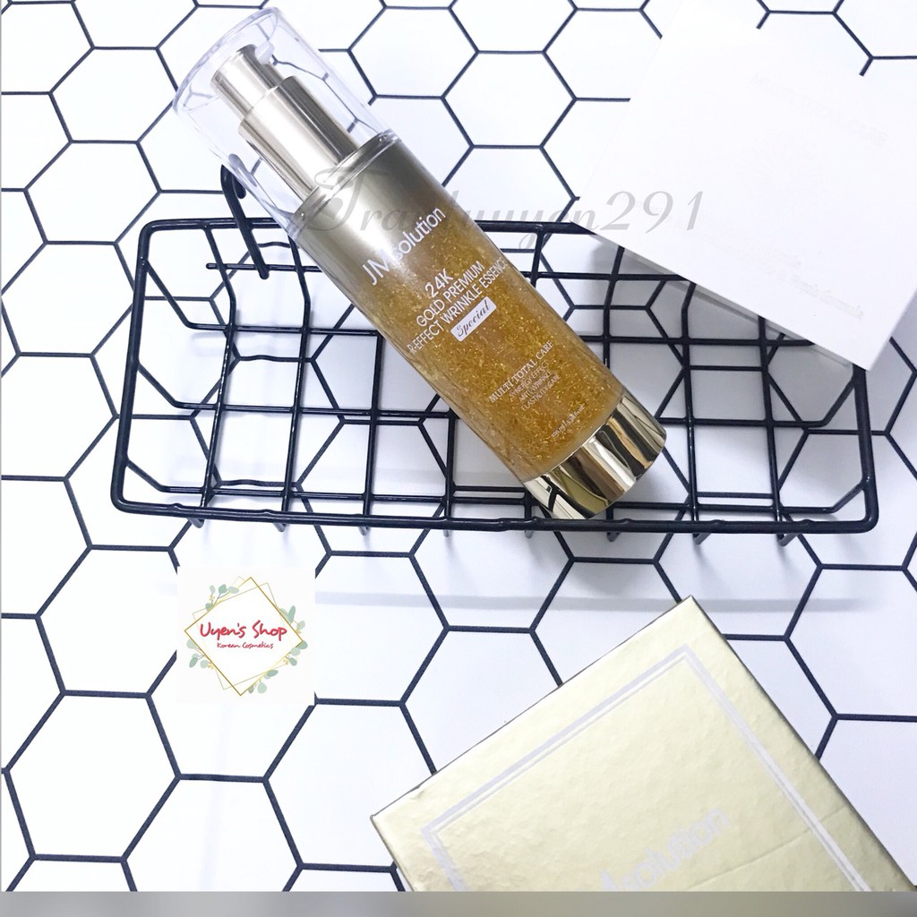 Tinh chất vàng JM Solution 24K Gold Premium R-Effect Wrinkle Essence Special 100ml