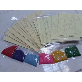 Combo 100 tranh cát VN (Không trùng mẫu)