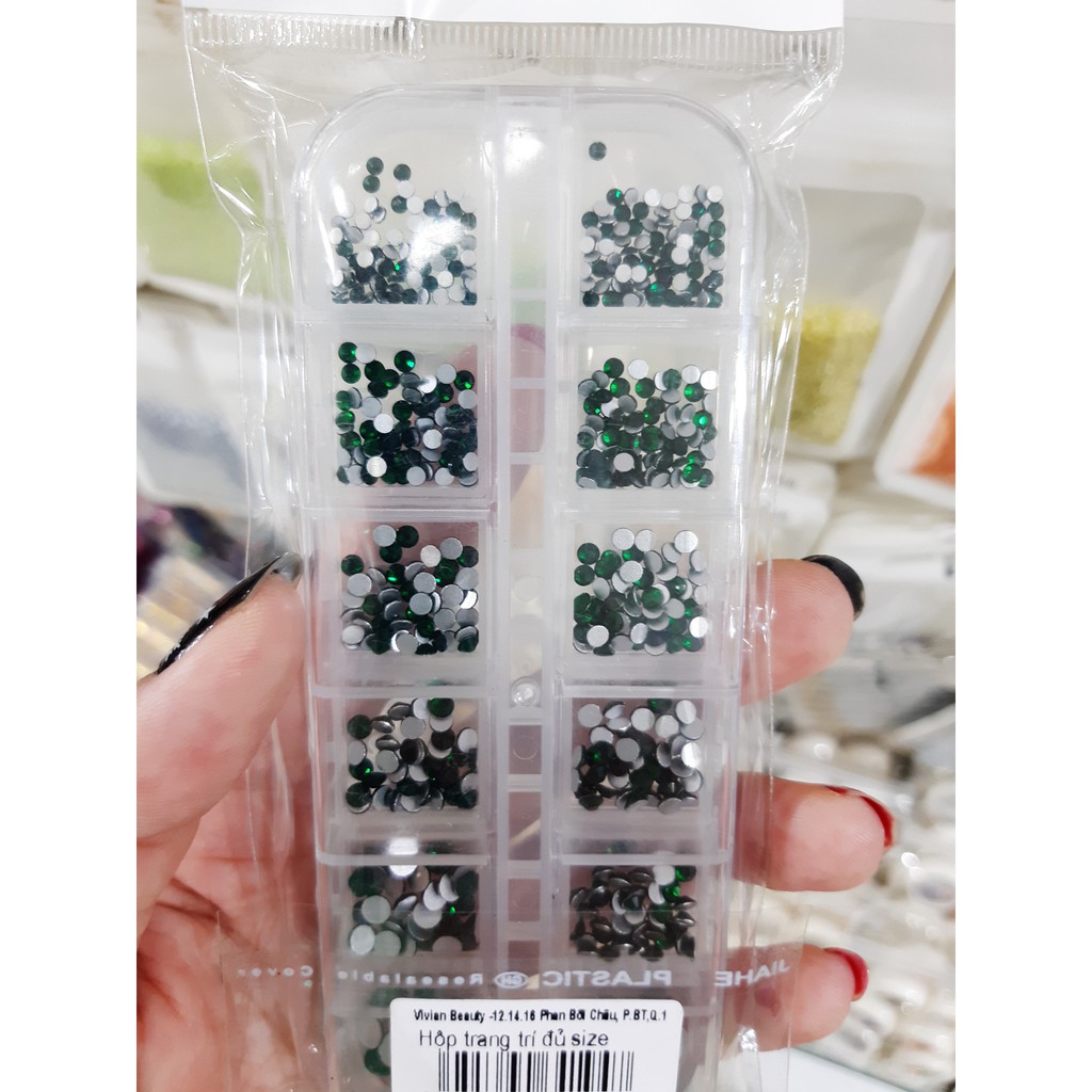 Hộp trang trí móng tay đủ size (NA5334)