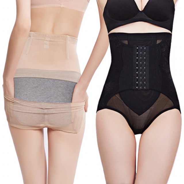 Quần Gen Nịt Bụng Cạp Cao Có Móc Cài, Giảm Mỡ, Giảm Eo,Định Hình Vòng Eo | BigBuy360 - bigbuy360.vn