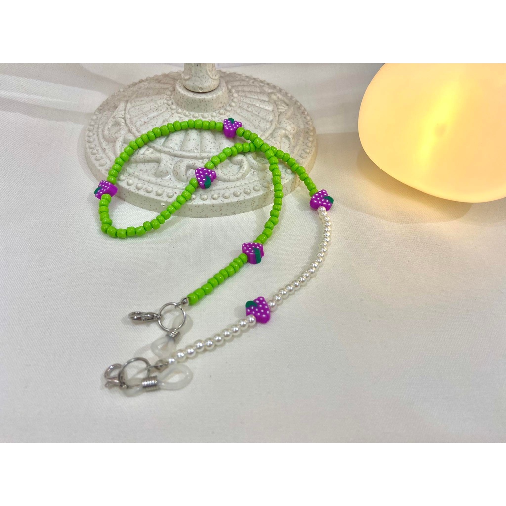 Dây đeo khẩu trang cườm trái cây