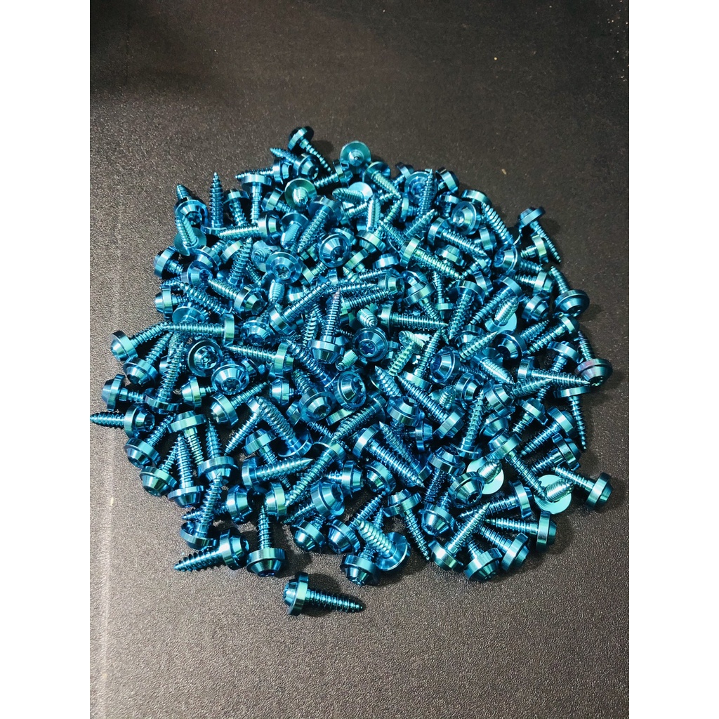 Ốc titan 5l 5l18 xoắn gắn dàn áo Ya Yamaha, Gắn pô e