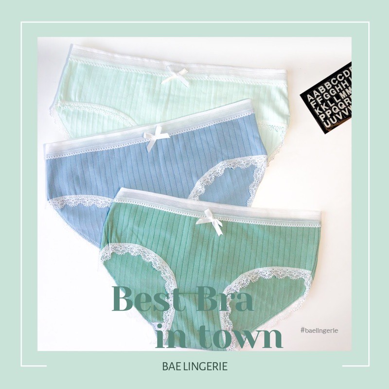 (Có chọn màu) Quần lót nữ thun viền ren đính nơ sexy LILY - Bae Lingerie | BigBuy360 - bigbuy360.vn