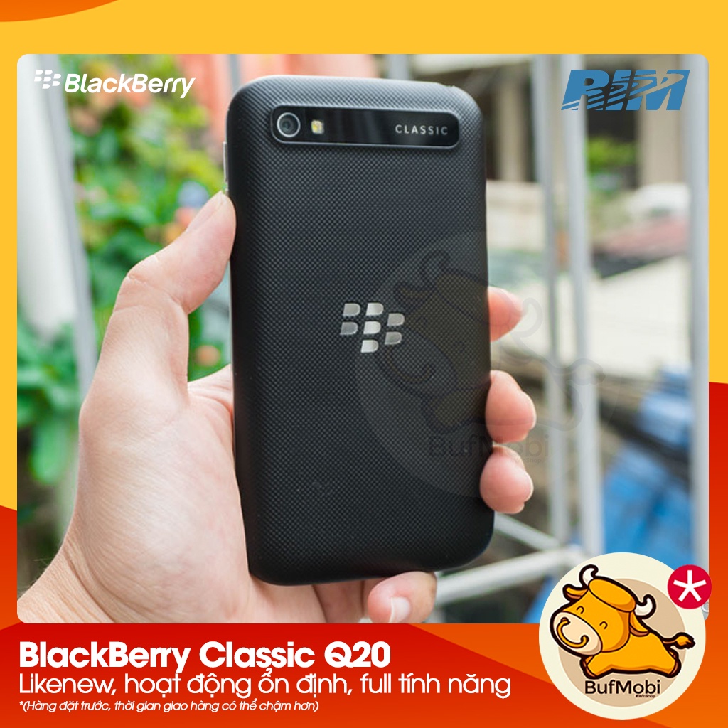 Điện thoại Blackberry Classic Q20 Likenew sử dụng tốt, máy nguyên bản