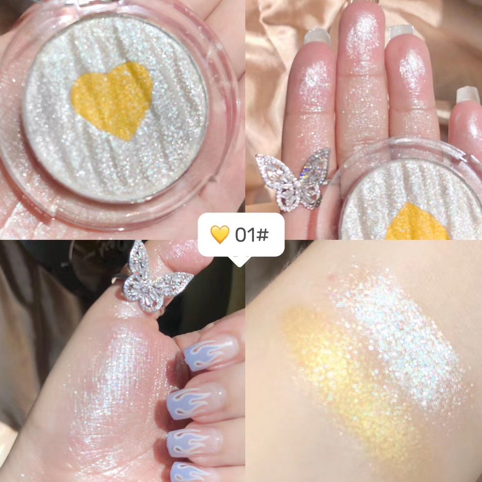 Phấn Bắt Sáng Kiêm Phấn Má Sweet Mint Heart In Box MÀU LÊN RÕ NÉT, GIỮ MÀU TỐT LÂU TRÔI | BigBuy360 - bigbuy360.vn