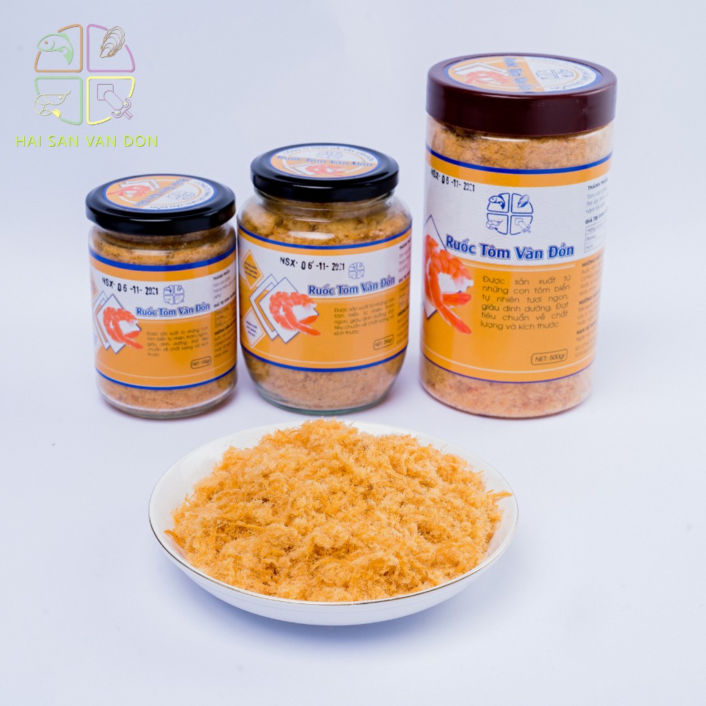 Ruốc Tôm Vân Đồn 250gr HẢI SẢN VÂN ĐỒN Làm Từ Tôm Biển Tự Nhiên, Giàu Dinh Dưỡng Không Chất Phụ Gia | BigBuy360 - bigbuy360.vn
