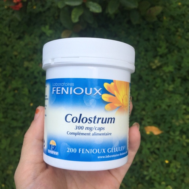 Sữa Non Pháp Fenioux Colostrum hộp 200 viên Tăng Cường Đề Kháng Và Miễn Dịch cho bé