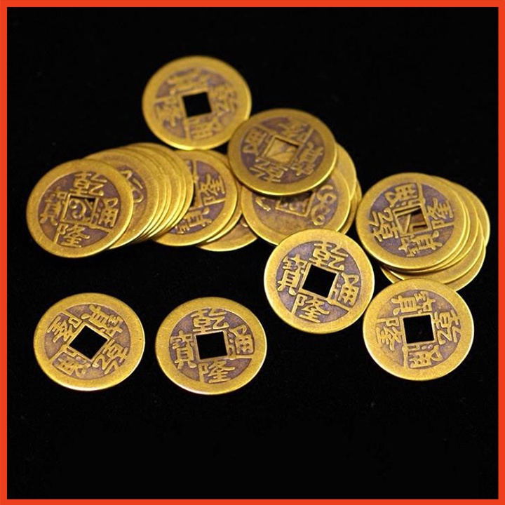 10 đồng xu ngũ đế phong thủy may mắn hút tài lộc