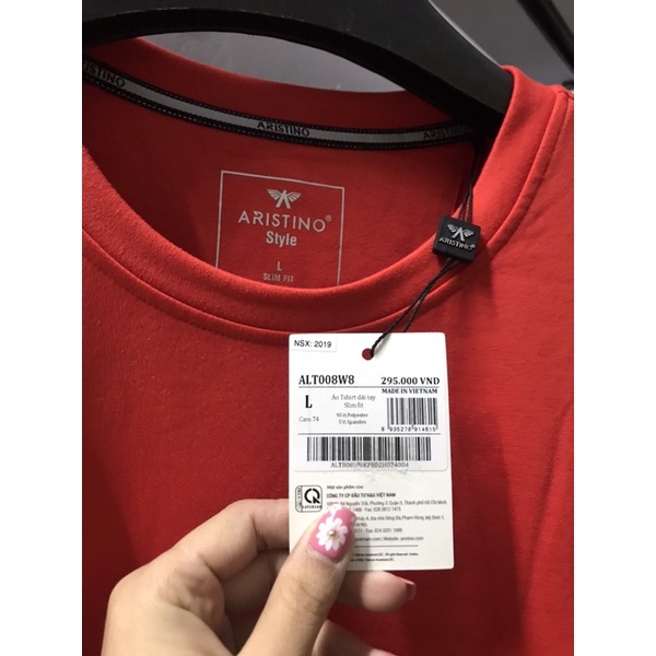 ÁO THUN DÀI TAY ARISTINO ALT008W8