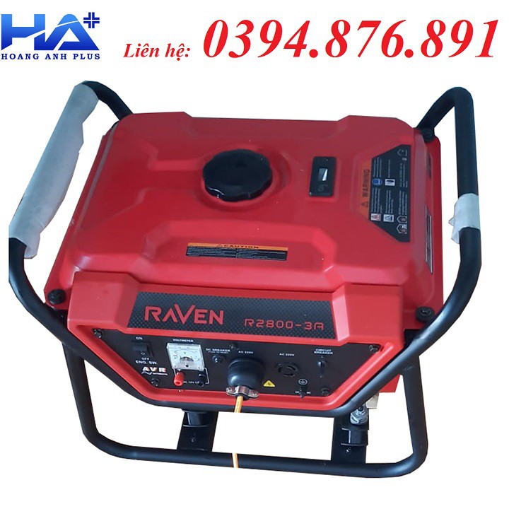 Máy Phát Điện Chạy Xăng 2Kw Raven R2800-3A