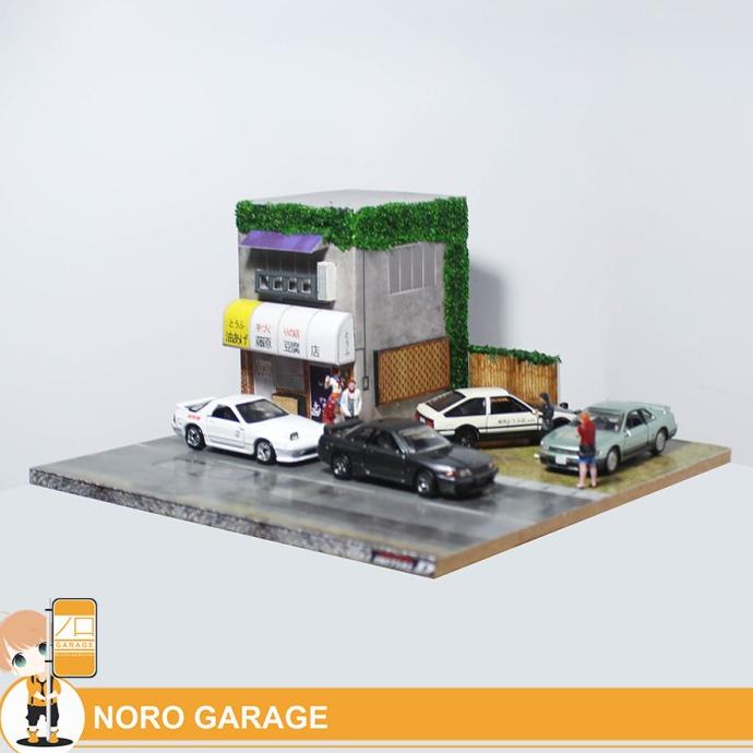 Cửa Hàng Đậu Nành Diorama-D Fujiwara Takumi. Tỉ Lệ 1:64 Độc Đáo Sáng Tạo