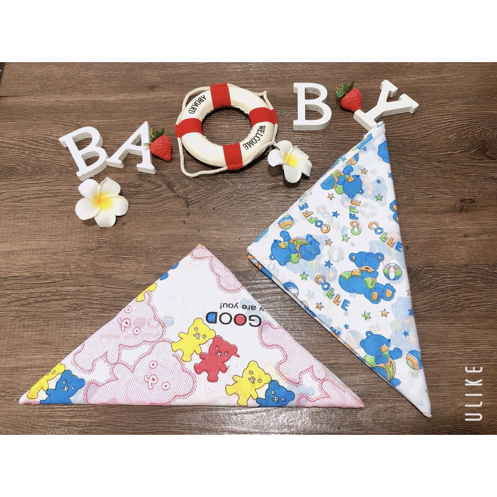 Set 10 Chiếc Tã Chéo 100% Cotton Thủy Tiên Cho Bé Sơ Sinh