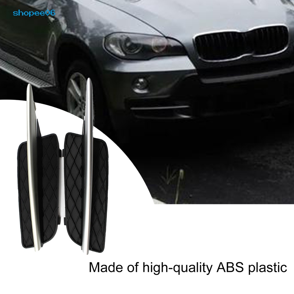 Cwpe_l/r Đèn Pha Bezel Giảm Xóc Có Lưới Tản Nhiệt 51117159593 51117159594 Phụ Kiện Chuyên Dụng Dành Cho BMW E70 X5 07-09