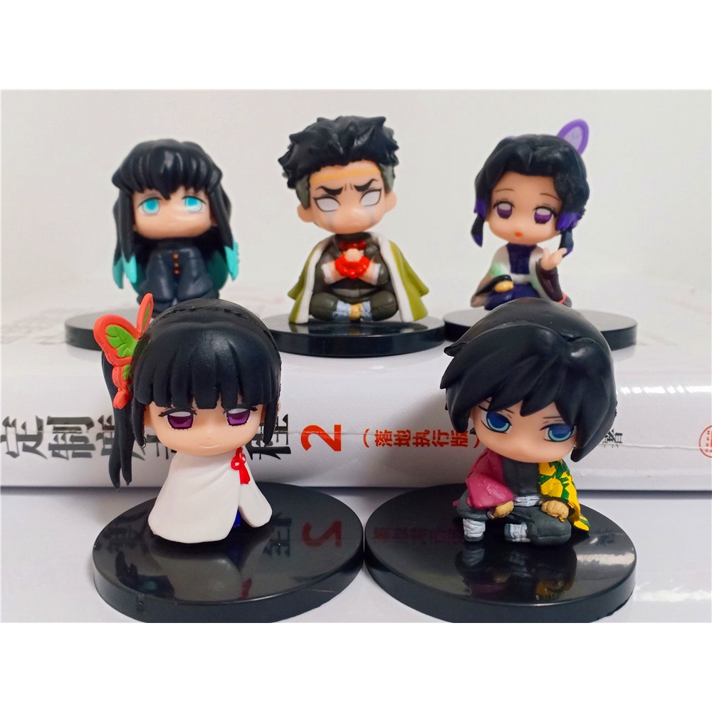 Mô Hình kimetsu no yaiba Trong anime Demon Slayer Tanjiro Nezuko Muchirou Rengoku Zenitsu mô hình