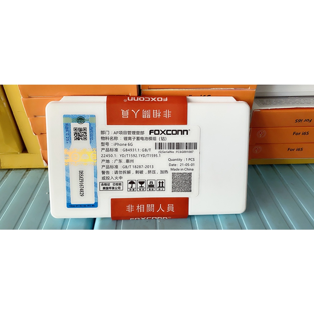 Pin dung lượng cao và chuẩn cho điện thoại Iphone 5G / 5S / 6G / 6S / 6s Plus