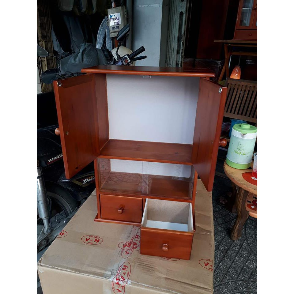 Tủ thuốc gỗ F08 - Lê Tâm Furniture