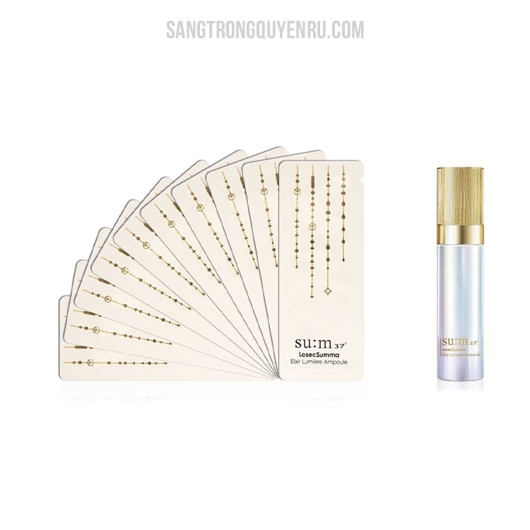 (Gói) Sample Tinh Chất Dưỡng Trắng Làm Sáng Da Sum37 Losec Summa Elixir Lumiere Ampoule 1Ml