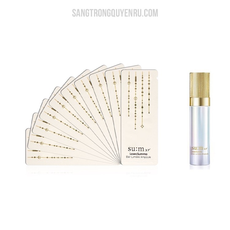 Gói Tinh Chất Dưỡng Trắng, Làm Sáng Da Sum37 Losec Summa Elixr Lumiere Ampoule 1ml