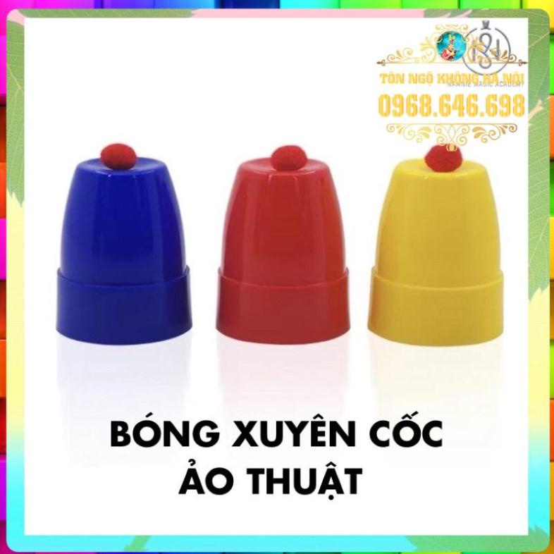 ( CÓ SẴN ) BÓNG XUYÊN CỐC ẢO THUẬT - CUP AND BALL MAGIC