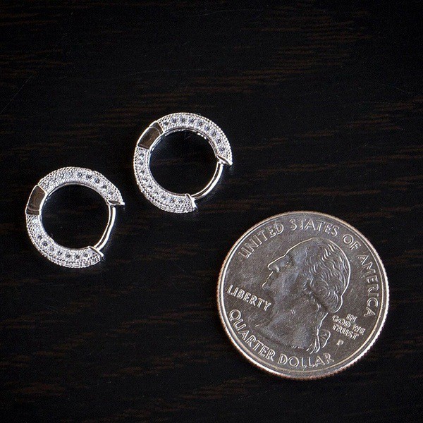 Khuyên Tai Nữ Trang Đính Đá Pha Lê Xinh Xắn