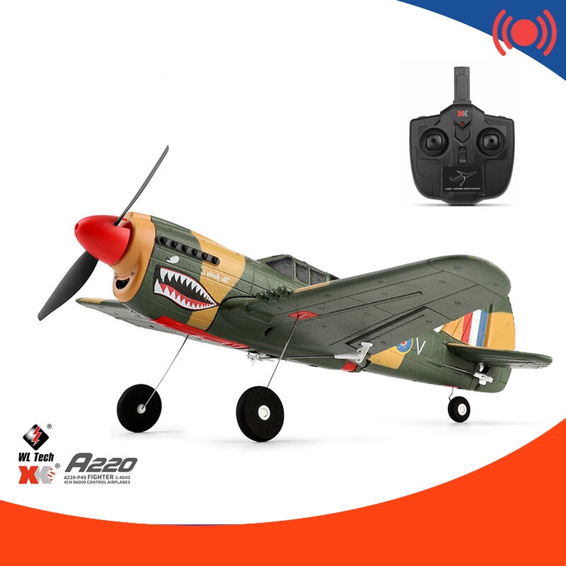 Máy bay điều khiển từ xa trang bị mạch cân bằng XK A220 P40