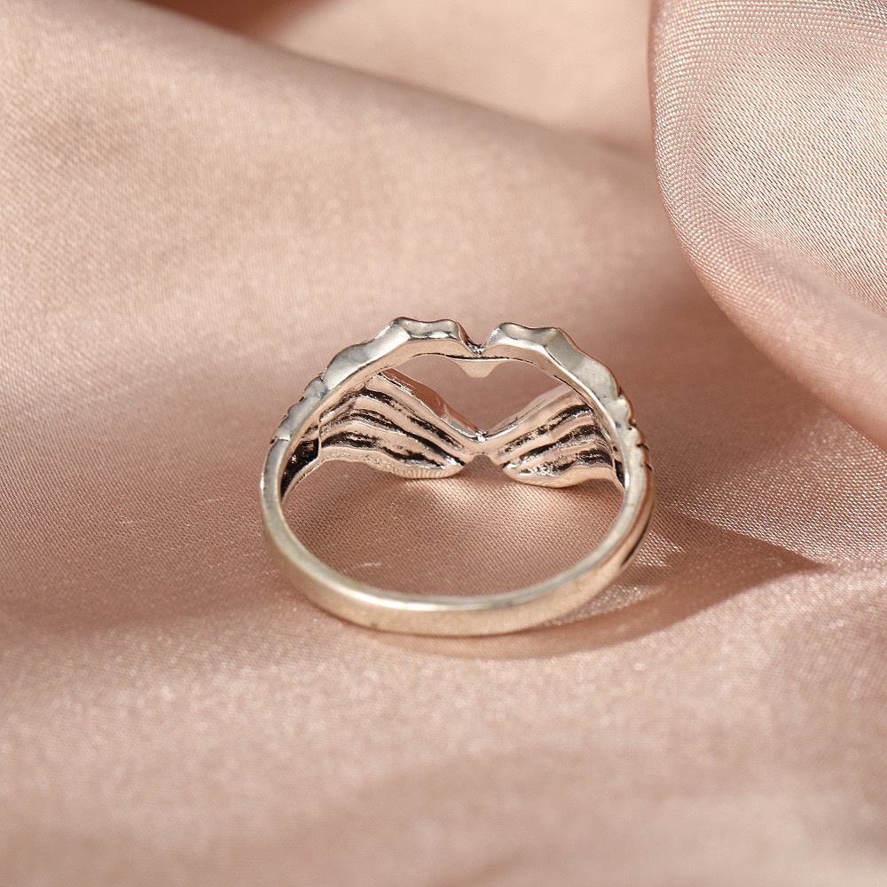 Nhẫn Hình Móng Vuốt Đầu Lâu Phong Cách hip hop Thời Trang