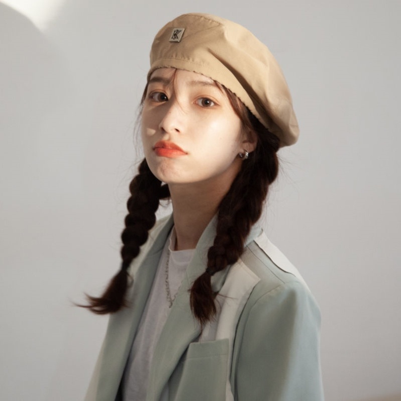 Mũ Beret Mỏng Kiểu Họa Sĩ Yuppie Ngọt Ngào Và Mát Mẻ Niche