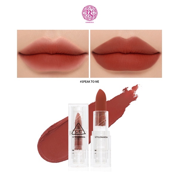 Son Thỏi 3CE Soft Matte Lipstick Clear Layer Edition (3.5g)