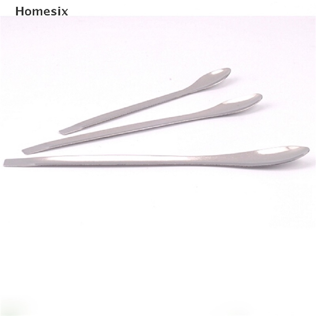 Set 3 muỗng thí nghiệm hóa học bằng thép không gỉ