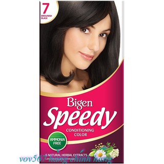 Thuốc Nhuộm Tóc Bigen 7 Nâu Đen Speedy Conditioning Color 100% chính hãng. vov567 cung cấp và bảo trợ.