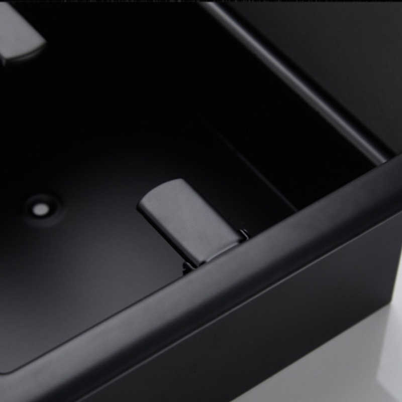 Giá Đỡ Cuộn Giấy Vệ Sinh Gắn Tường Bằng Thép Không Gỉ Màu Đen Tiện Lợi Dành Cho Phòng Tắm