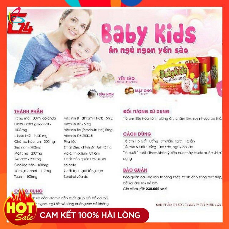 BabyKids ăn ngủ ngon yến sào-BABYKIDS ĂN NGỦ NGON