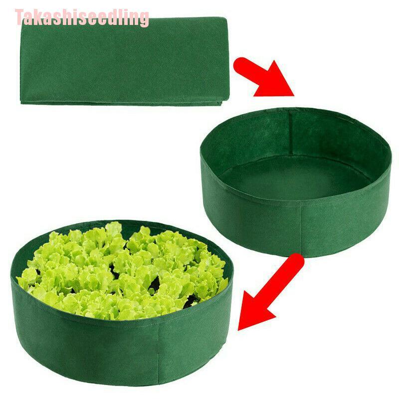 Túi trồng cây hoa rau củ hình tròn tiện lợi dành cho sân vườn