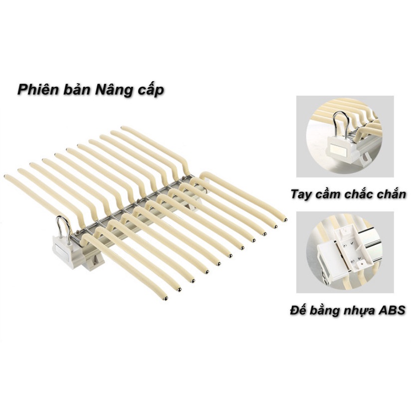 GIÁ TREO QUẦN ÁO ÂM TỦ PHIÊN BẢN NÂNG CẤP