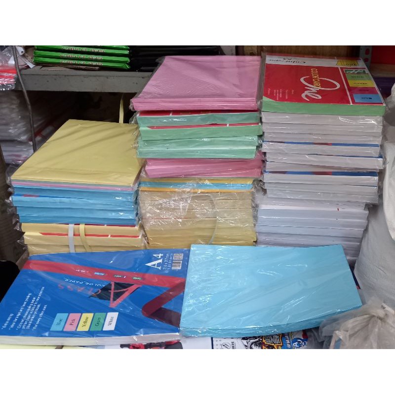 Giấy màu A4 DL160gsm/100 tờ/tập