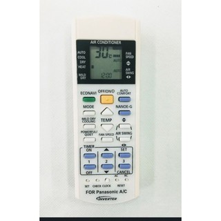 điều khiển điều hòa panasonic inveter 2 chiều nhỏ