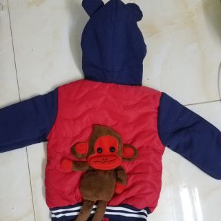 áo khoác khỉ nỉ lông nhé