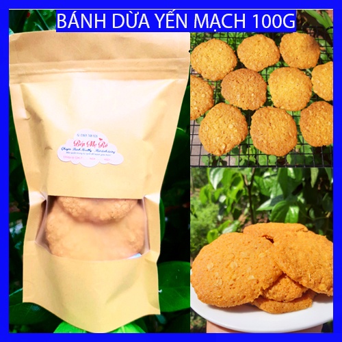 Bánh quy dừa yến mạch dùng đường ăn kiêng 100g