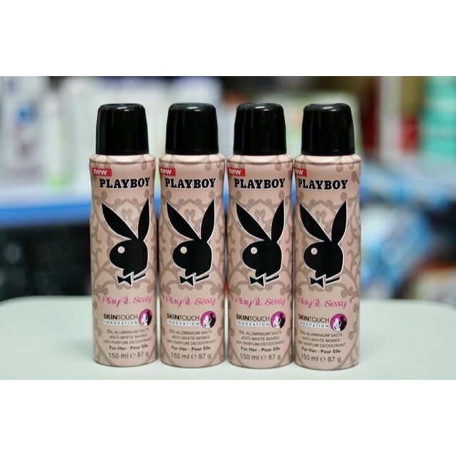 Xịt khử mùi Playboy nữ 150ml xách tay Đức